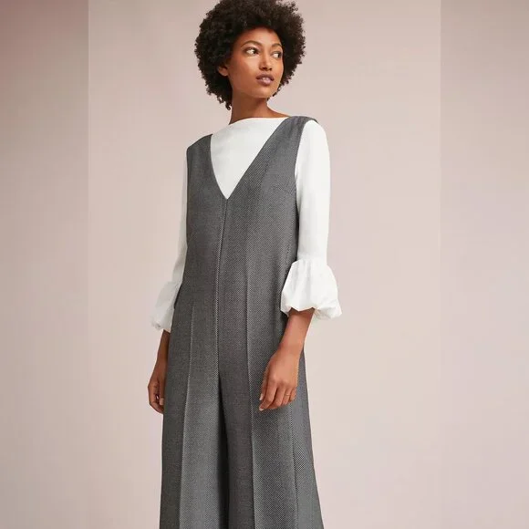 NWOT Anthropologie Cartonnier Oxford Jumpsuit - Picture 4 of 6